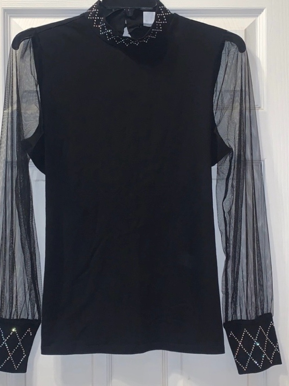 VENUS Embellished Sheer Sleeve Blouse, Size 1X, NWOT